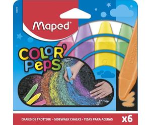 MINI ARTIST CRAIES DE TROTTOIR COLOR'PEPS X6 BOITE CARTON