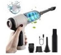 Herzberg Mini aspirateur à main sans fil HG03992 – 3 en 1, 120W, autonomie 30–40 min, portable