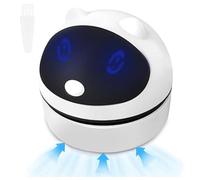 Mini Aspirateur de Table, Aspirateur de Bureau, Aspirateur de Table sans Fil a 360°, USB Rechargeable, pour La Maison Et Le Bureau, pour Table Bureau Coussin Voiture Clavier, Ramasse Miette