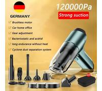 Mini aspirateur de voiture sans fil,nettoyeur de bain,maison et voiture,tourisme,livres de clavier,120000Pa,3 en 1 - Type Green 120000Pa Set 3 #A
