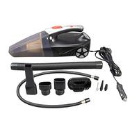 Mini aspirateur pour voitures et mini compresseur voitures et vélos | Aspirateur sans sac 12v | Aspirateur de voiture à 4 têtes différentes
