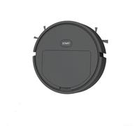 Mini aspirateur robot compact avec brosses latérales pour un nettoyage efficace des bords et des coins dans les petits espaces de vie, chambres et bureaux à domicile (rechargeable))