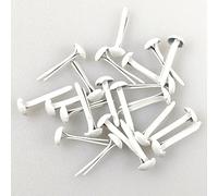 Mini attaches parisiennes blanc mat 3 mm 40 pcs
