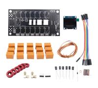 Mini ATU-100 Tuner d'antenne 1,8-50 MHz Tuner d'antenne automatique + Amplificateur programmé par micrologiciel OLED Re