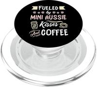 Mini Aussie Mom Australian Shepherd Dog Coffee Lover PopSockets PopGrip pour MagSafe