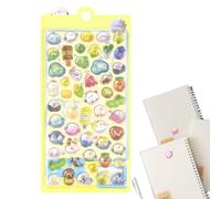 Mini autocollants en relief, fournitures décoratives mignonnes pour agendas, autocollants amusants pour enfants, travaux manuels préscolaires et élémentaires, activités en classe, journal, projets