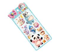 Mini Autocollants - Mini Autocollant Silicone Ventre d'Animal - Autocollants Relief 3D Miniatures - Idéal pour Guitares Valises Bagages Carnets Enveloppes Lunettes Verres d'Eau Ordinateurs Portables