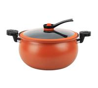 Mini autocuiseur de capacité à chauffage rapide avec poignées de verrouillage, micro-marmite multifonction pour cuisinières électriques à induction gaz rouge