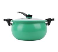 Mini autocuiseur de capacité à chauffage rapide avec poignées de verrouillage, micro-marmite multifonction pour cuisinières électriques à induction gaz, vert