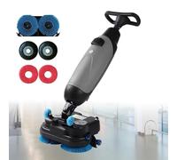 Mini autolaveuse-polisseuse électrique portable sans fil, usage commercial, autonomie de 120 min, largeur de nettoyage de 43 cm, 240 tr/min, idéale pour la maison, le bureau, la salle de bai