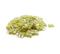 Mini automobile voiture camion SUV bateau ATC lame fusibles 20A 100 pièces jaune Câblage de protection