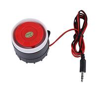 Mini Avertisseur Sonore de Système D'alarme Sonore de Sirène de fil Rouge Rouge pour la Sirène de Sécurité à Domicile 120dB DC 12V Alarme Sonore