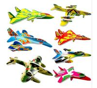 Mini Avion De Chasse En Papier 18 Pièces/Ensemble, Modèle Militaire, Puzzle Mousse 3d, Kits D'assemblage, Jouets Pour Enfants Garçons