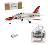 Mini avion RC T-45 Mini Jet RC, 30 mm EDF 7,4 V, 55 g, ultra léger, modèle réaliste avec contrôle de vol gyroscopique avancé, moteur sans balais, assemblage rapide aile fixe pour débutant (droitier/1
