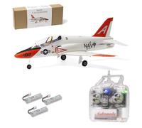 Mini avion RC T-45 Mini Jet RC, 30 mm EDF 7,4 V, 55 g, ultra léger, modèle réaliste avec contrôle de vol gyroscopique avancé, moteur sans balais, assemblage rapide aile fixe pour débutant (droitier/3