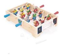 Janod Mini baby-foot de table Applepop Thème hockey en bois FSC Multicolore Dès 3 ans