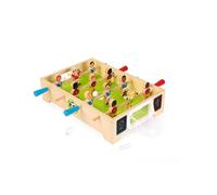 Mini Babyfoot Champions en bois - JANOD - Dès 3 Ans - Intérieur - 32x31x10cm - Orange - Mixte