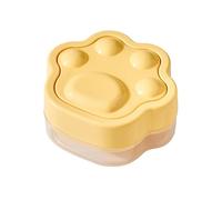 Mini bac à glaçons avec couvercle et bac-5-cubes chacun, facile à enlever et à empiler, Pet Animal Patte Ice Cube plateaux pour mini réfrigérateur café et usage personnel