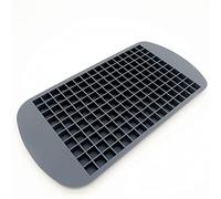 Mini bac à glaçons carré en silicone avec 160 grilles - Réutilisable et flexible - Outil de fabrication de glaçons non cassable pour whisky, cocktail, lait, jus, chocolat et autres boissons