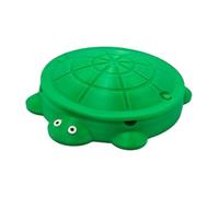 Mini bac à Sable en Forme de Tortue, conteneur de Jeu Couvert, kit d'animaux de Table, Couvercle Facile d'accès, Plateau d'activités pour, Construction Robuste, Jouet bac à Sable de Style Colo
