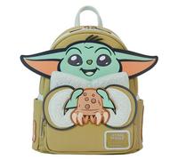 Loungefly – Mini-sac à dos enfant Mandalorian Grogu and Crabbies – Cosplay – Multicolore, Noir