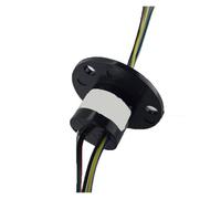 Mini Bague collectrice 1 connecteur de Ligne à Bague collectrice 2/3/4/6/8/12/18/24 canaux, 2/5/10 A, Bague collectrice, 12,5/22 mm, Mini connecteur conducteur Rotatif(Dia 22mm 12CH 5A)