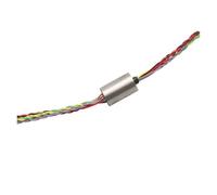 Mini Bague collectrice 1 pièce de connecteur à Bague collectrice électrique de diamètre 7,5 mm, 8 canaux, 2 A, Joint Rotatif visuel, Coque métallique, Bague collectrice Conductrice