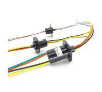 Mini Bague collectrice Micro-collecteur tournant 2/3/4 canaux 5 A 12,5 mm for Table à Manger(2 Channels 5A)