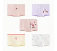 Mini Bala Shorts boxeurs doux pour filles, respirants et confortables, sans attaches, 5 paquets 7Y,5Y,3-4 ans,18-24M,8 ans,10 ans,12 ans,13 ansAnimal,Cartoon,LettresÉtoffe