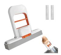 Mini Balai Pliable De Bureau, Mini Balai Portable À Essorage Automatique, Balais De Nettoyage Utilisables À Sec Ou Humides, Mini Dispositif De Lavage À La Main pour Salle De Bain Et Cuisine (1pcs)