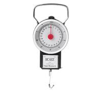 Mini balance à bagages portable de 22 kg, avec cadran, for peser le poids des et valises, ruban mesurer crochet