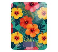 Mini balance de cuisine hawaïenne étanche en forme de fleur d'hibiscus verte 5 kg/5 g (scénario) avec 4 unités pour la cuisson au four