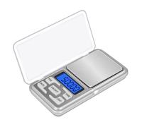 Mini balance de cuisine numérique de précision 500 x 0,01 g - Multifonction pour cuisine, bijoux, herbes, thé, levure, café - Noir