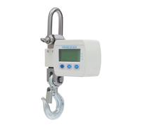 Mini balance de grue numérique HD LCD à suspendre - 300 % F.S - Pour entrepôt de matériaux, pesées Kai, matières premières en acier, industrie des céréales, blanc