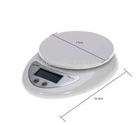 Mini balance électronique Steelyard, balance numérique portable, balance de cuisine 5 kg 1 g, balance postale for aliments, mesure du poids