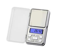 Mini balance numérique 100/200/300/500g 0.01/0.1g, poche électrique rétro-éclairé de haute précision for bijoux, poids en grammes, Mesure de précision(500g-0.1g)