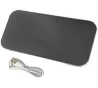 Mini balance numérique à miroir électronique de haute précision pour la maison, la famille, le corps, la taille de poche pour voyage, maison, salle de bain, fitness (chargement USB)