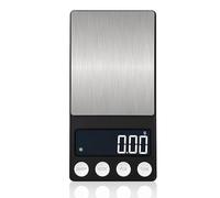 Mini balance numérique pour bijoux, balance de cuisine de poche, LCD haute précision, 5 unités de mesure, avec plateau de pesée (500 g/0,01 g)