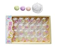 Mini Balle Anti-Stress Ravioli,Jouet Sensoriel À Presser pour Se Défouler - Balle De Décompression Dumpling - Cadeaux de Fête pour Adultes Bureau Domicile Étude Voyage