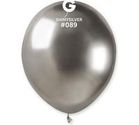 MINI ballon chromé - 13 cm - argenté brillant - 1pc