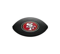 Mini Ballon de Football Américain NFL team logo San Francisco 49ers Noir