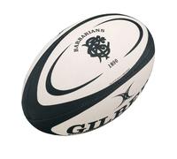 Mini ballon de rugby Gilbert Barbarians (taille 1) Blanc Taille 1