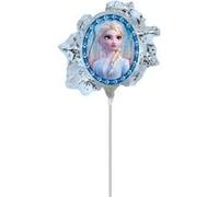 Mini Ballon Disney La Reine des Neiges en aluminium Blanc G