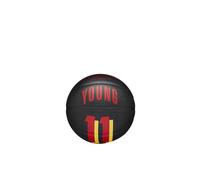 Wilson Ballon de Basket, NBA Player Icon Mini, Trae Young, Atlanta Hawks, pour Extérieur et Intérieur