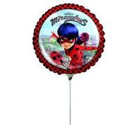 Mini Ballon Miraculous Ladybug en aluminium - 23 cm Multicolors G