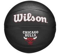 Wilson Mini ballon de basketball NBA Team Tribute – Adhérence dynamique – Chicago Bulls Noir T3