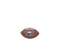 WILSON NFL Germany Games Mini Réplique de Ballon de Football Américain, Sensation Douce au Toucher, Prise en Main Facile et Finition Haut de Gamme, Couleur: Marron, Taille Mini