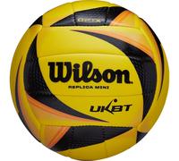 Wilson - Mini ballon de volley OPTX AVP VB - Faible rebond, grande douceur - Jaune/Noir/Orange