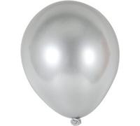 Mini ballons - Celebrate Effet chromé (8 pièces) Argent