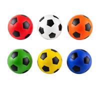 Mini Ballons de Foot - SIROCO - Lot 3 - Mousse souple - Ø 10 cm - Multicolore